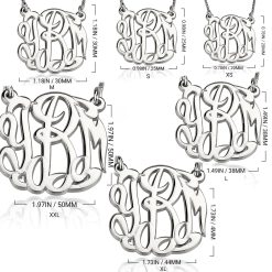 Collier Monogramme Célébrité