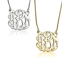 Collier Monogramme Célébrité