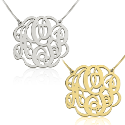 Collier Monogramme Arabesque