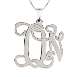 Collier Monogramme Deux Lettres