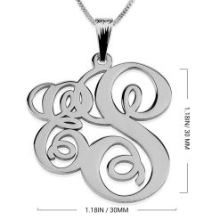Collier Monogramme Deux Lettres