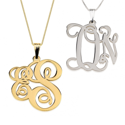 Collier Monogramme Deux Lettres