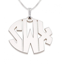 Collier Monogramme Lettres Capitales