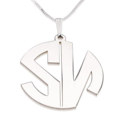 Collier Monogramme Lettres Capitales