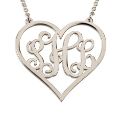 Collier Monogramme et Cœur