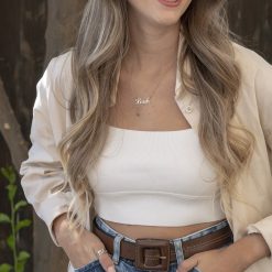 Collier Prénom Ecriture Cursive