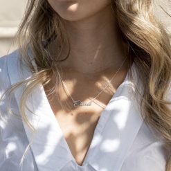 Collier Prénom Miniature Ecriture Cursive