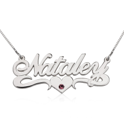 Collier Prénom avec Cristal