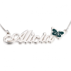 Collier Prénom avec Symbole Coloré