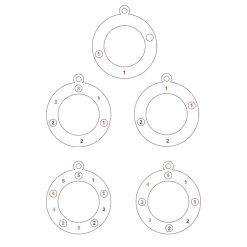 Collier Famille avec Pierres de Naissance