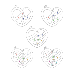 Collier Cœur pour Mamans avec Pierre de Naissance