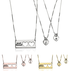 Set de Colliers Prénom Mère Fille