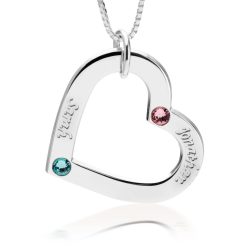 Collier Cœur Familial avec Prénoms