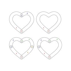 Collier Cœur Familial avec Prénoms