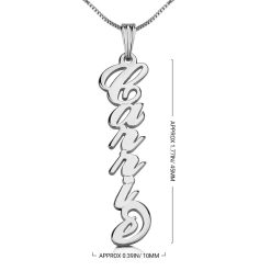 Collier Prénom Vertical Style Carrie