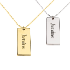 Collier Petite Plaque Militaire