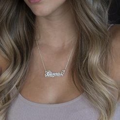 Collier Prénom Eclatant Souligné