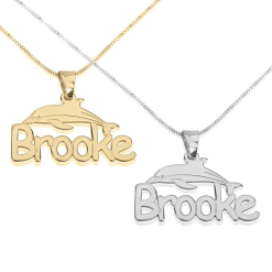 Collier Prénom avec Dauphin