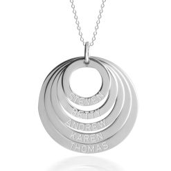 Collier gravé pour Maman