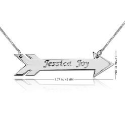 Collier Flèche Gravée