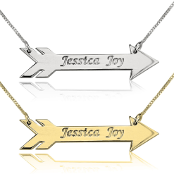 Collier Flèche Gravée