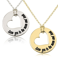 Collier Love You To The Moon And Back