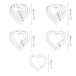 Collier Cœurs Gravés pour Mamans