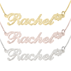 Collier Prénom Eclatant avec Fleur