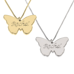Collier Papillon Personnalisé