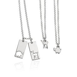 Set de Colliers Animaux Mère Fille