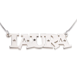 Collier Prénom Étoiles