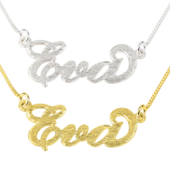 Collier Prénom Brossé Carrie