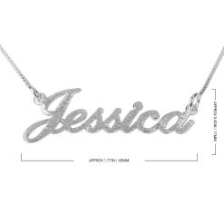 Collier Prénom Brossé Classique