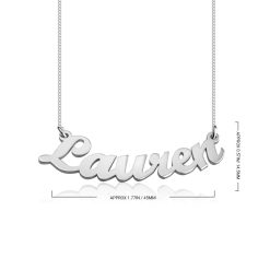 Collier Prénom Incurvé