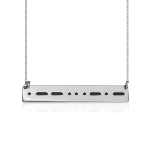 Collier Code Morse
