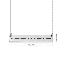 Collier Code Morse