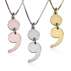 Collier Point Virgule