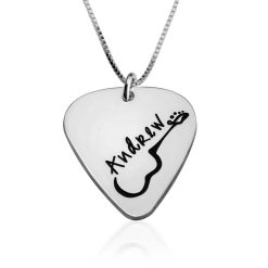 Collier Pendentif Médiator Guitare