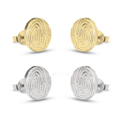 Boucles d'Oreilles Empreinte Digitale