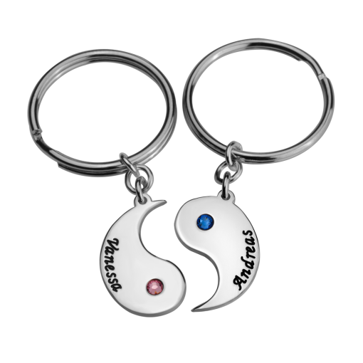 Porte-Clés Yin Yang Personnalisé