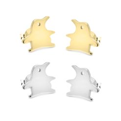 Boucles d'Oreilles Bébé Pingouin