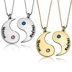 Collier Yin et Yang Séparable
