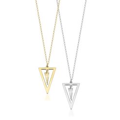 Collier Double Triangle