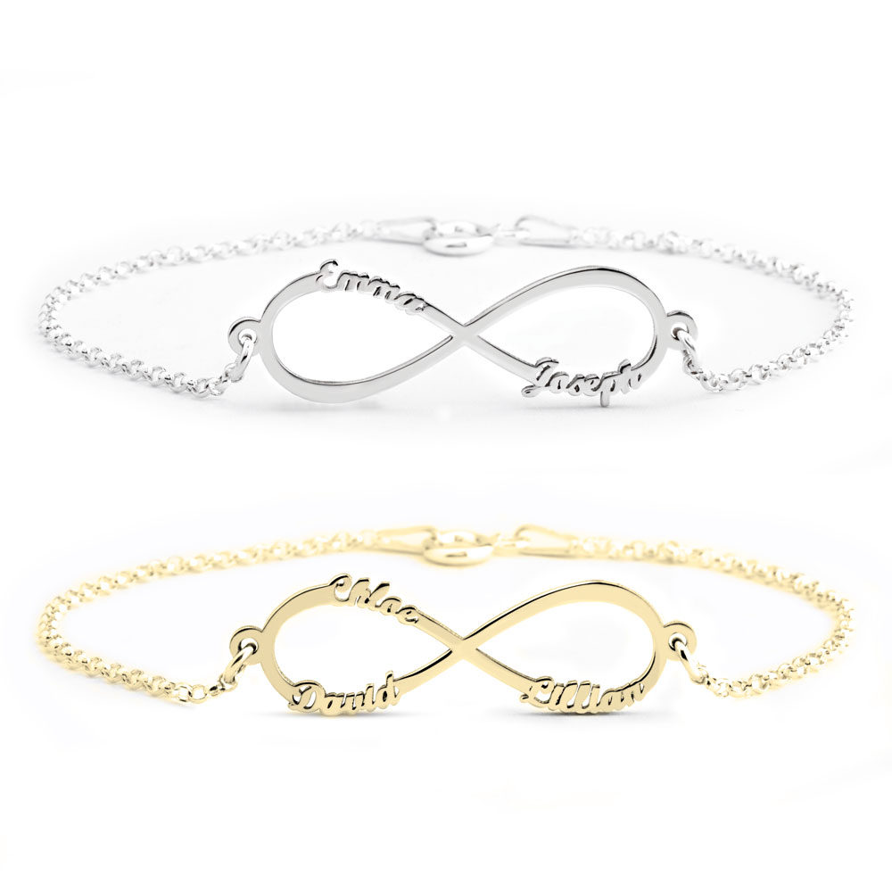 Bracelet Infini Prénom