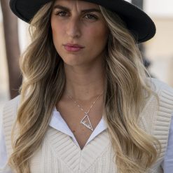 Collier Prénom triangle