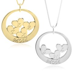 Collier Maman Personnalisé avec Initiales