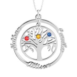 Collier Arbre de Vie et Prénoms