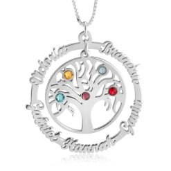 Collier Arbre de Vie et Prénoms