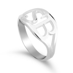 Bague avec Initiale Capitale