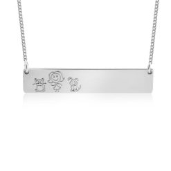 Collier Barre Famille